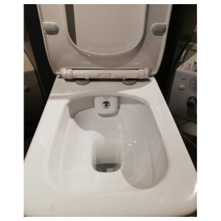 Подвесной унитаз Boheme Mirage с функцией биде белый глянец 965-2